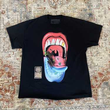 Travis Scott Travis Scott AstroFest Tongue Tee - image 1