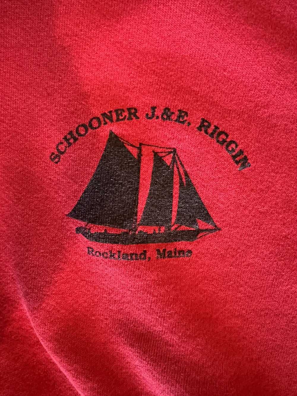 Jerzees Rockland, Maine Vintage Boxy Hoodie - image 2