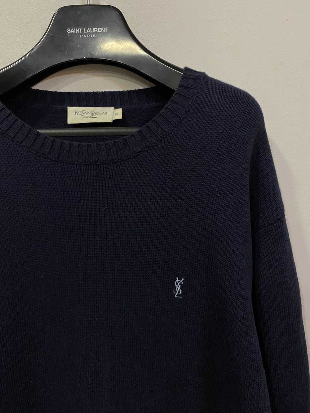 Vintage × Yves Saint Laurent YSL Sweater Knit Old… - image 3