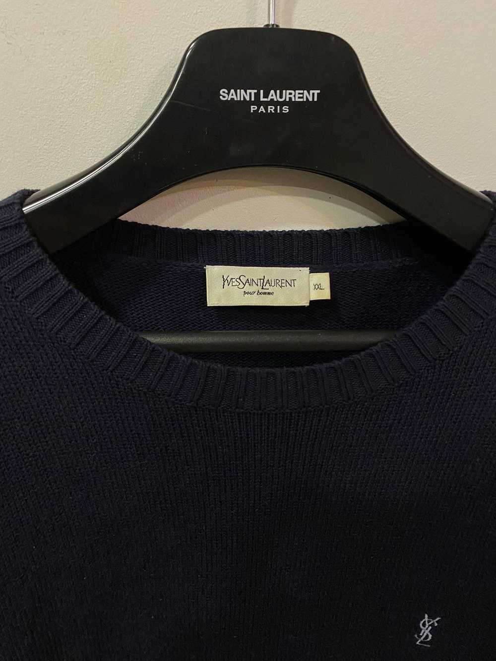 Vintage × Yves Saint Laurent YSL Sweater Knit Old… - image 7