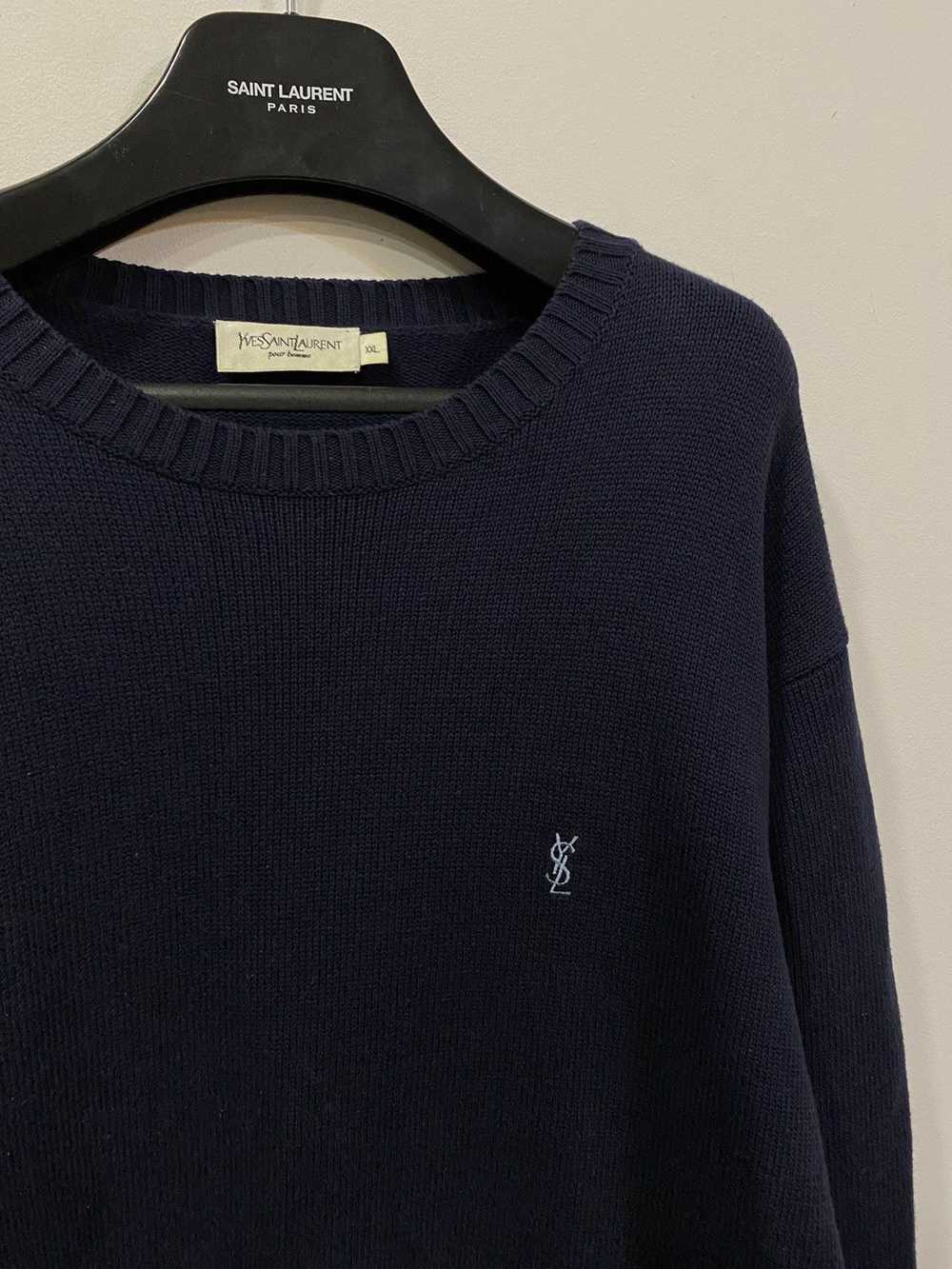 Vintage × Yves Saint Laurent YSL Sweater Knit Old… - image 8