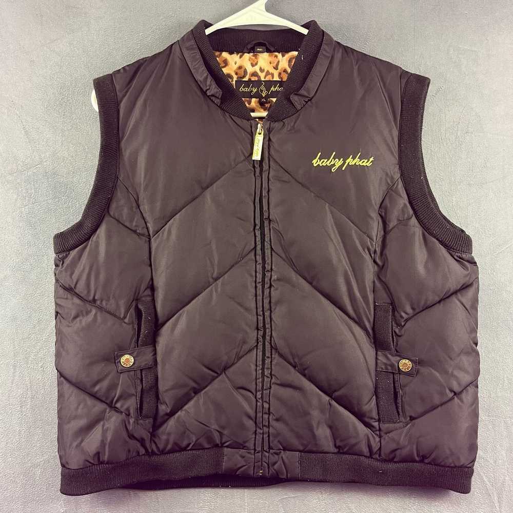 Generic Y2K Womens XL Baby Phat Puffer Vest Logo … - image 1