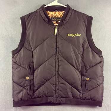 Generic Y2K Womens XL Baby Phat Puffer Vest Logo C