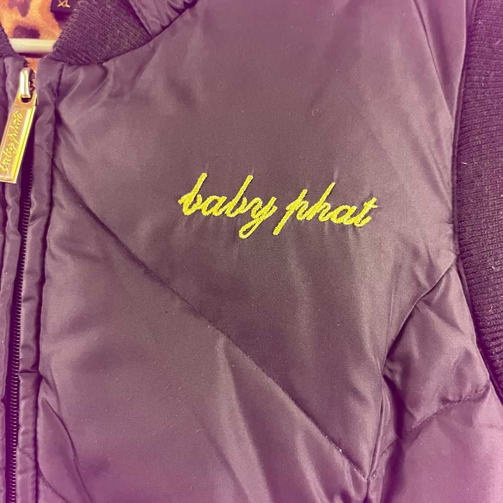 Generic Y2K Womens XL Baby Phat Puffer Vest Logo … - image 2