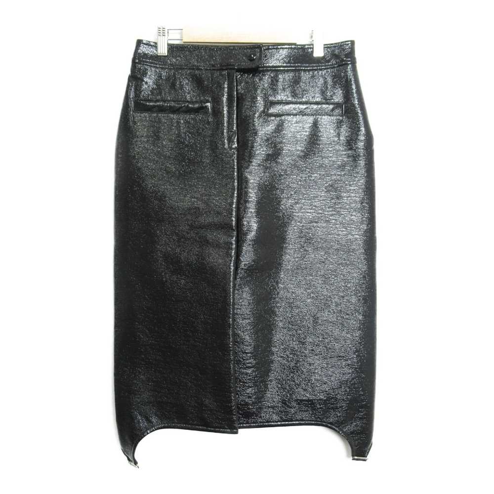 Other Other COURREGES Cotton Skirt Black Used Cot… - image 1