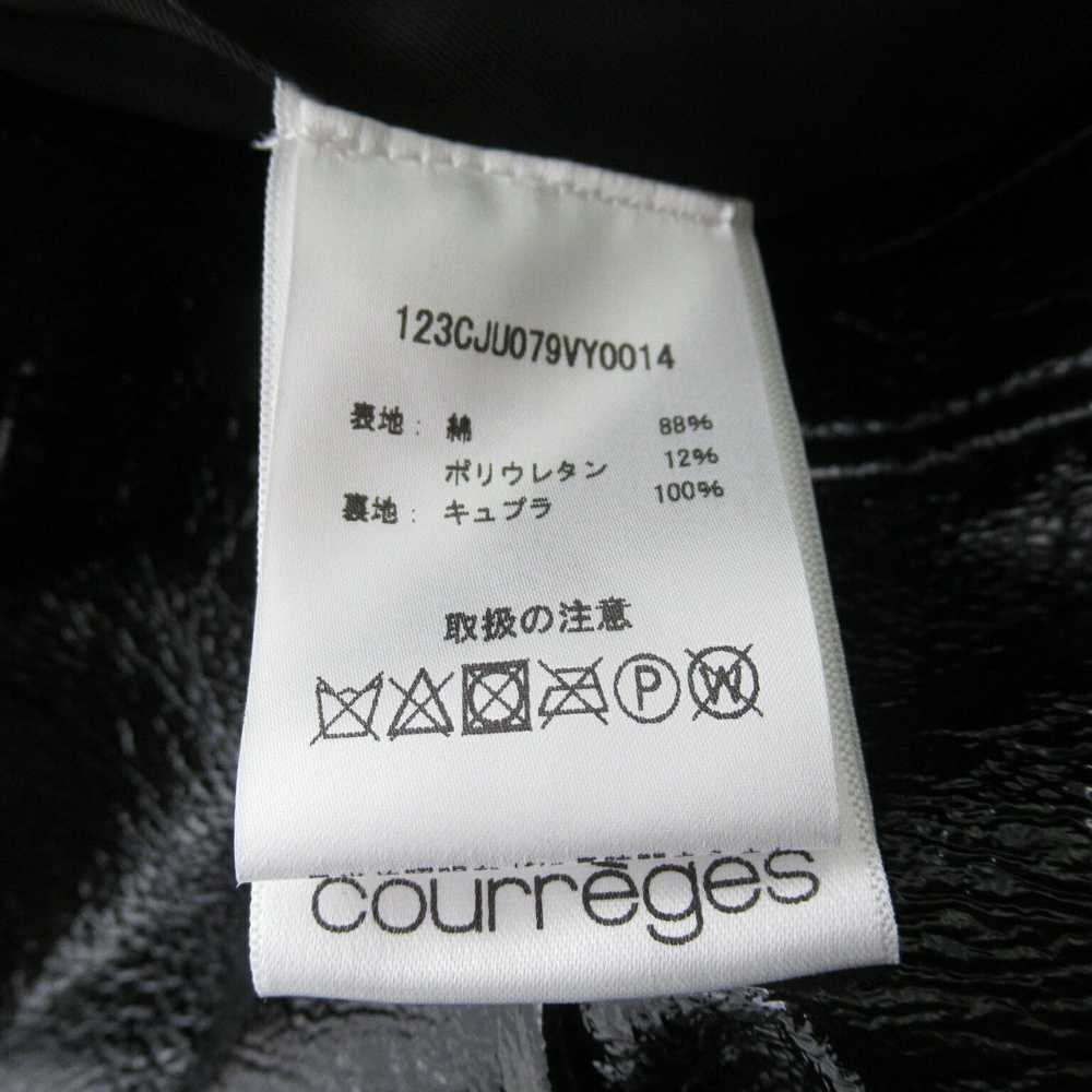 Other Other COURREGES Cotton Skirt Black Used Cot… - image 5