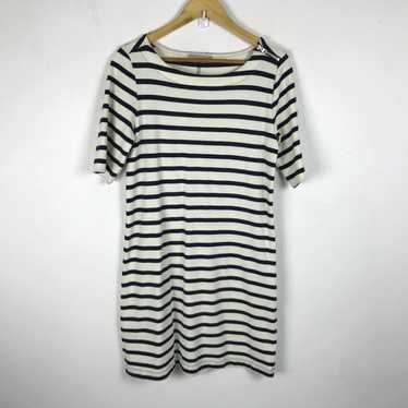 Gap GAP Dress Size S Black Ivory Nautical Striped… - image 1