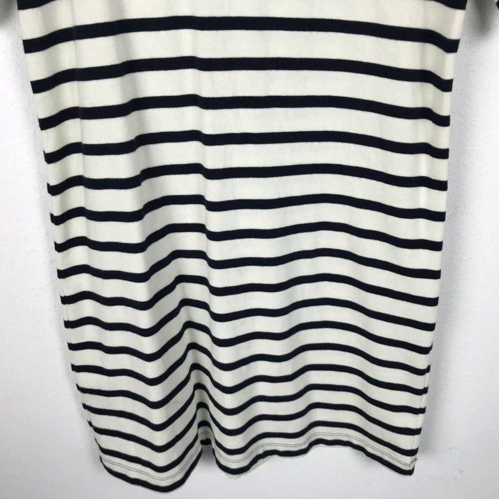 Gap GAP Dress Size S Black Ivory Nautical Striped… - image 3