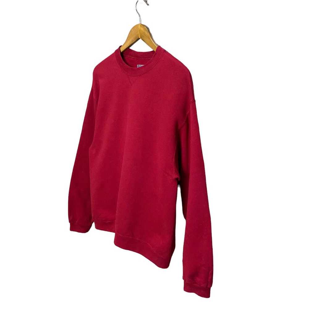 Jerzees × Vintage Jersers Vintage Plain Red Sweat… - image 3