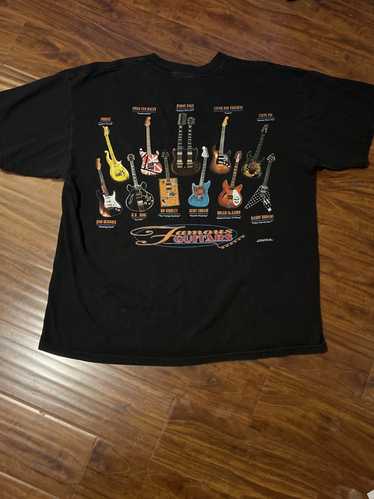 Band Tees × Rock T Shirt × Vintage Famous Guitars 