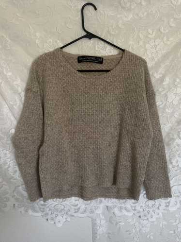 Japanese Brand NATURAL VINTAGE GOA KNIT SWEATSHIRT