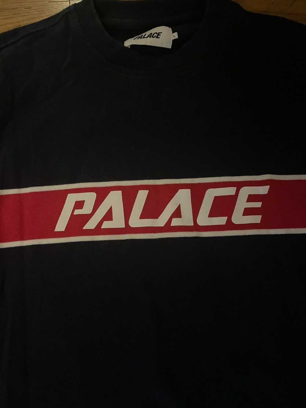 Palace × Streetwear Palace Navy Pull Over Sweater - image 4