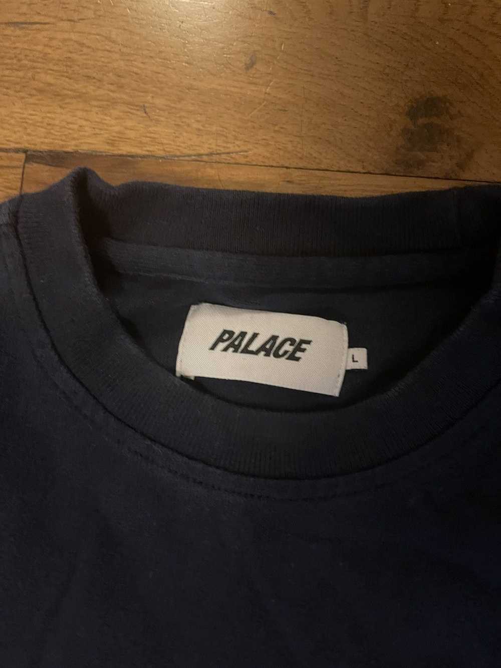 Palace × Streetwear Palace Navy Pull Over Sweater - image 6