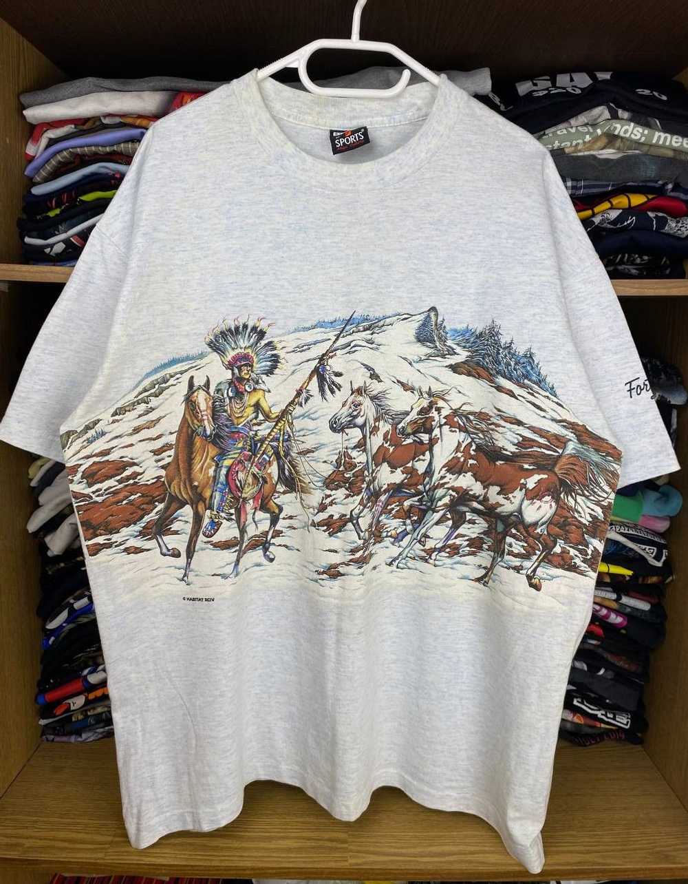 Animal Tee × Habitat × Vintage Vintage 1994 Nativ… - image 1