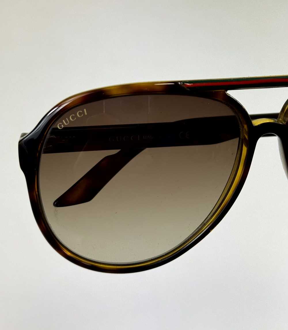 Gucci Gucci GG1627/S Havana Shiny Web Signature A… - image 7