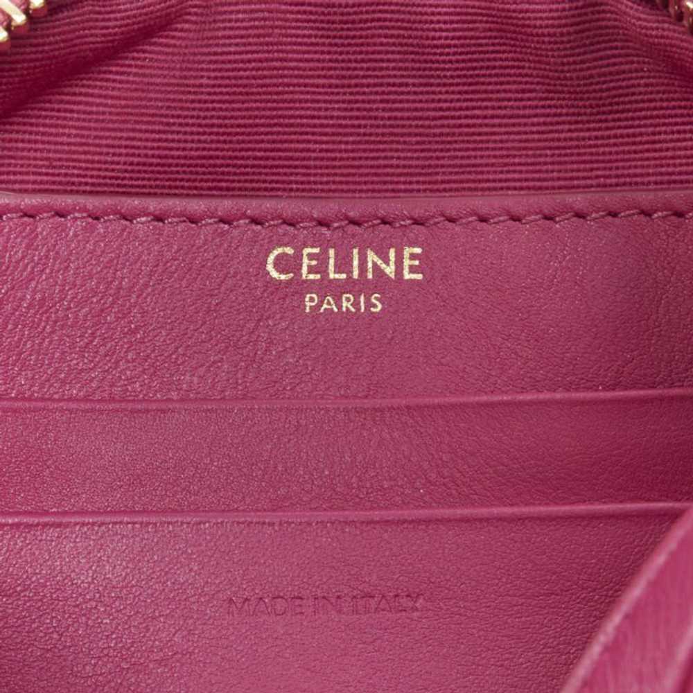 Celine CELINE Hedi Slimane 2019 C Charm pink quil… - image 11