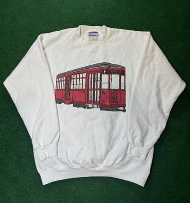 Hanes × Vintage Vtg 90s Trolley Erie Pa 814 Locomo