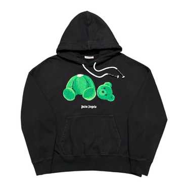 Palm Angels Bear Hooded Sweatshirt Black Green - image 1