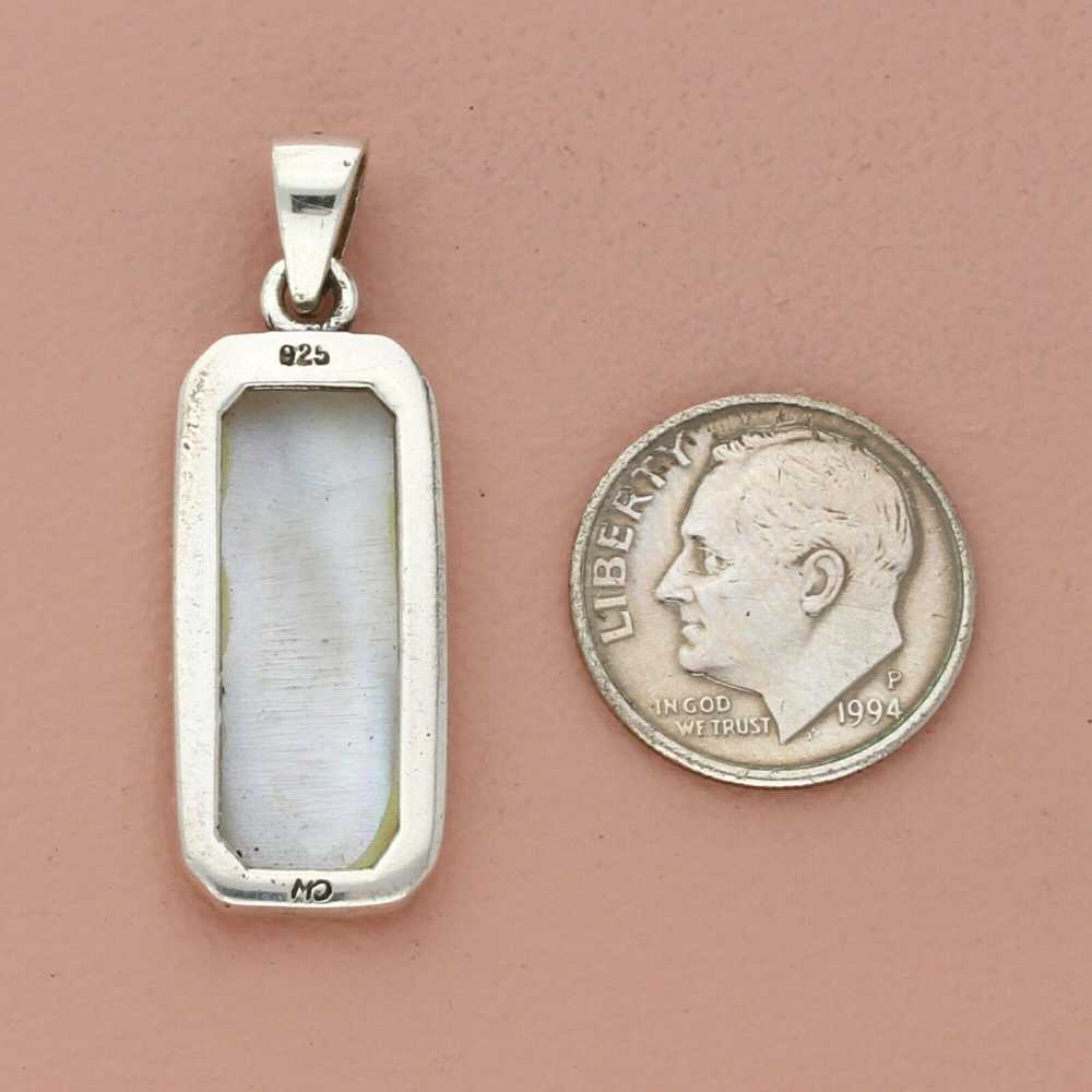 Sterling Silver sterling silver elongated mother … - image 2