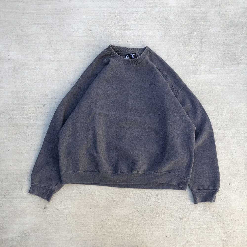 Starter Vintage Starter Boxy Grey Crewneck 24.5x24 - image 1