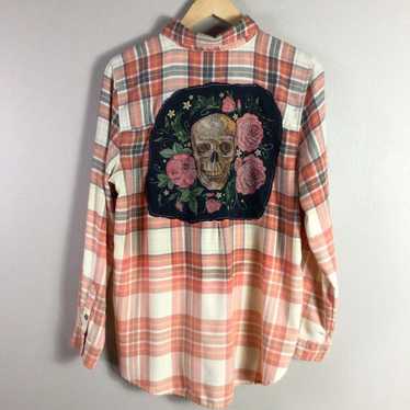 American Eagle Outfitters Upcycled Floral Skull f… - image 1