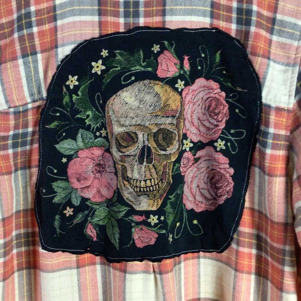 American Eagle Outfitters Upcycled Floral Skull f… - image 2