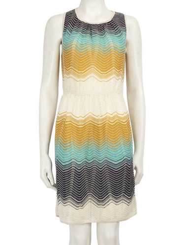 Missoni Striped Knit Sleeveless Mini Dress - image 1