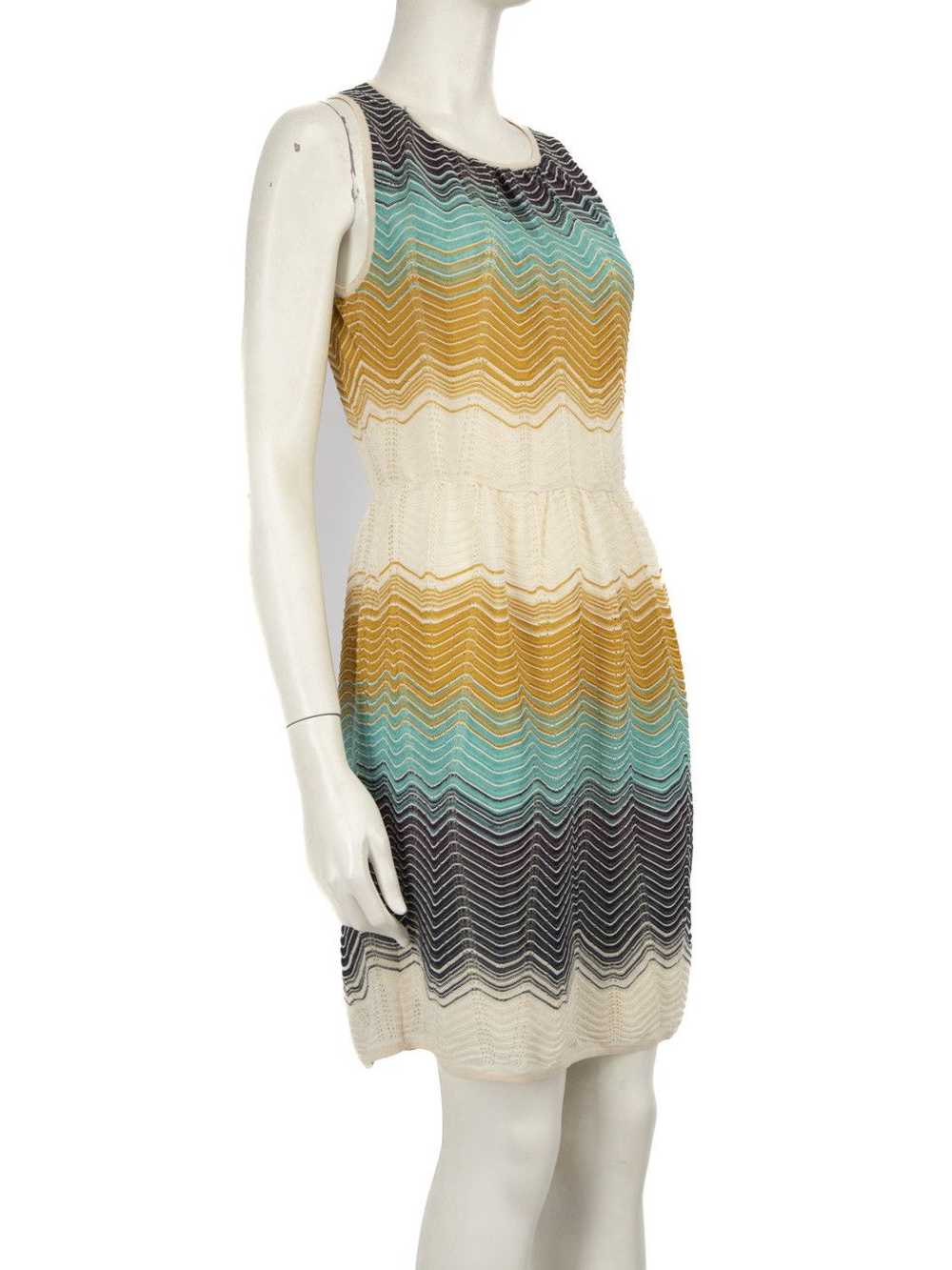 Missoni Striped Knit Sleeveless Mini Dress - image 2