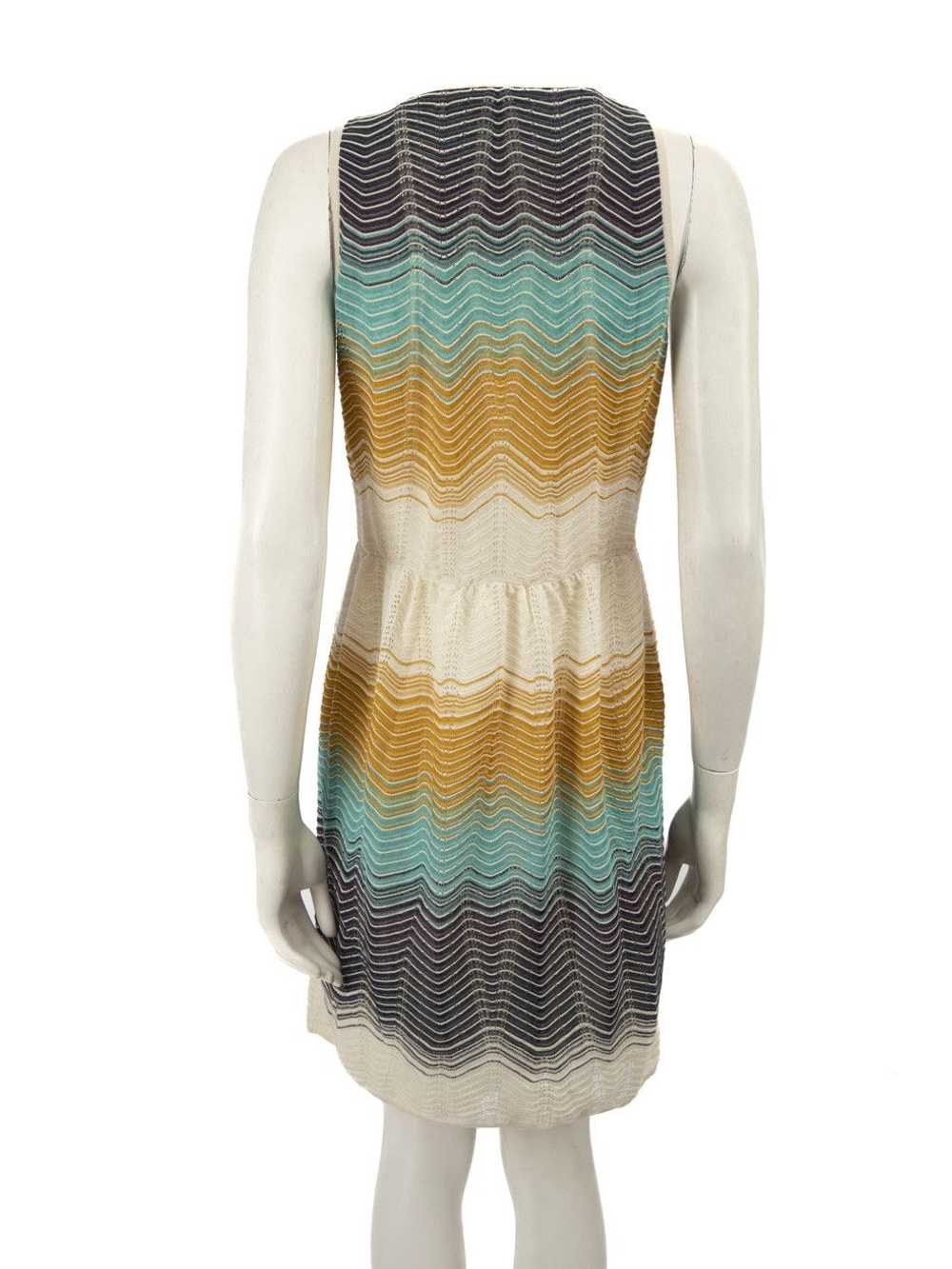 Missoni Striped Knit Sleeveless Mini Dress - image 3