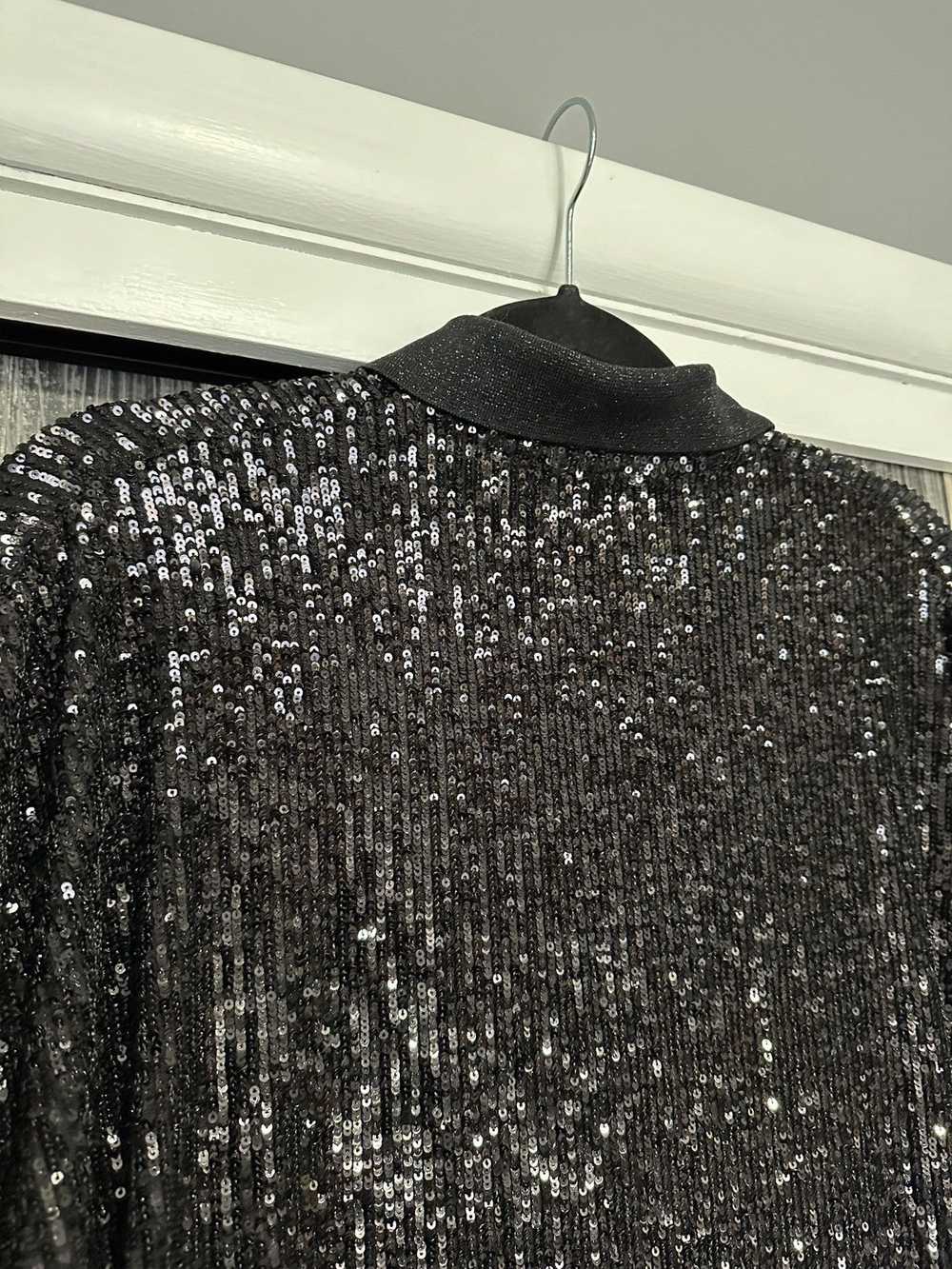 Saint Laurent Paris Oversized Sequin Polo - image 5