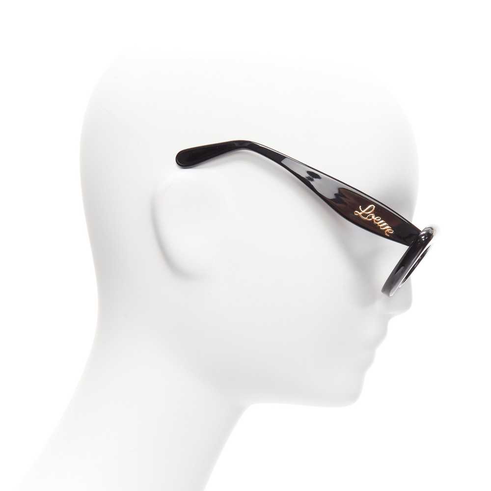 Loewe LOEWE LW400961 black acetate gold cursive l… - image 4