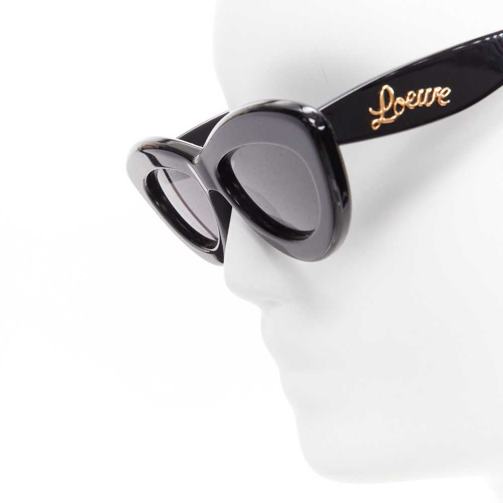 Loewe LOEWE LW400961 black acetate gold cursive l… - image 7