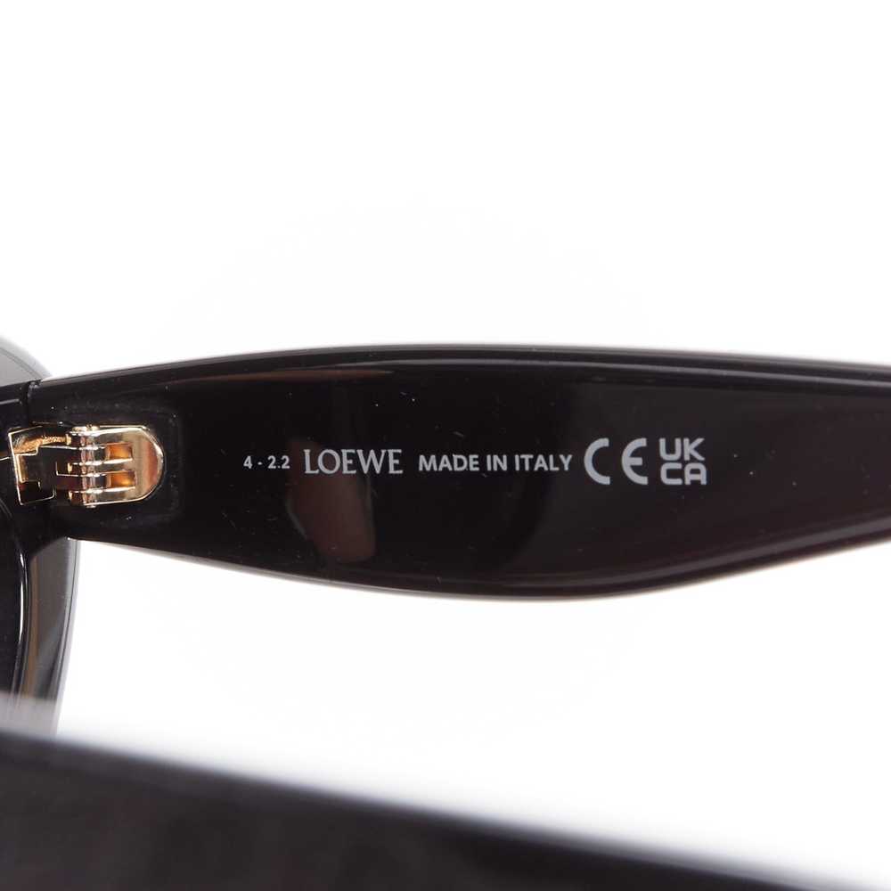 Loewe LOEWE LW400961 black acetate gold cursive l… - image 8