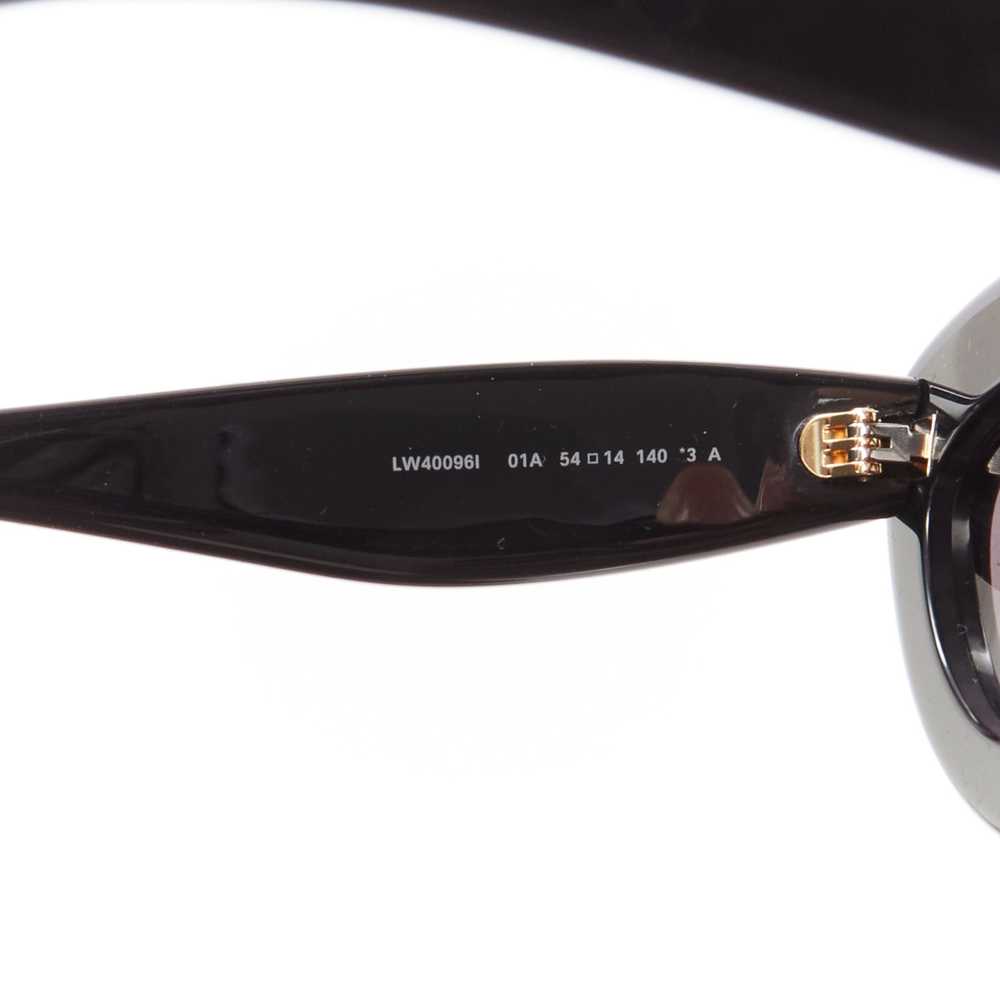 Loewe LOEWE LW400961 black acetate gold cursive l… - image 9