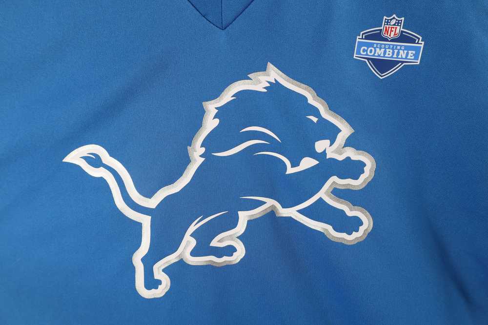 Vintage NFL Combine Detroit Lions Football Jersey… - image 4