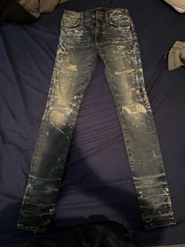 Amiri Amiri paint thrasher denim - image 1