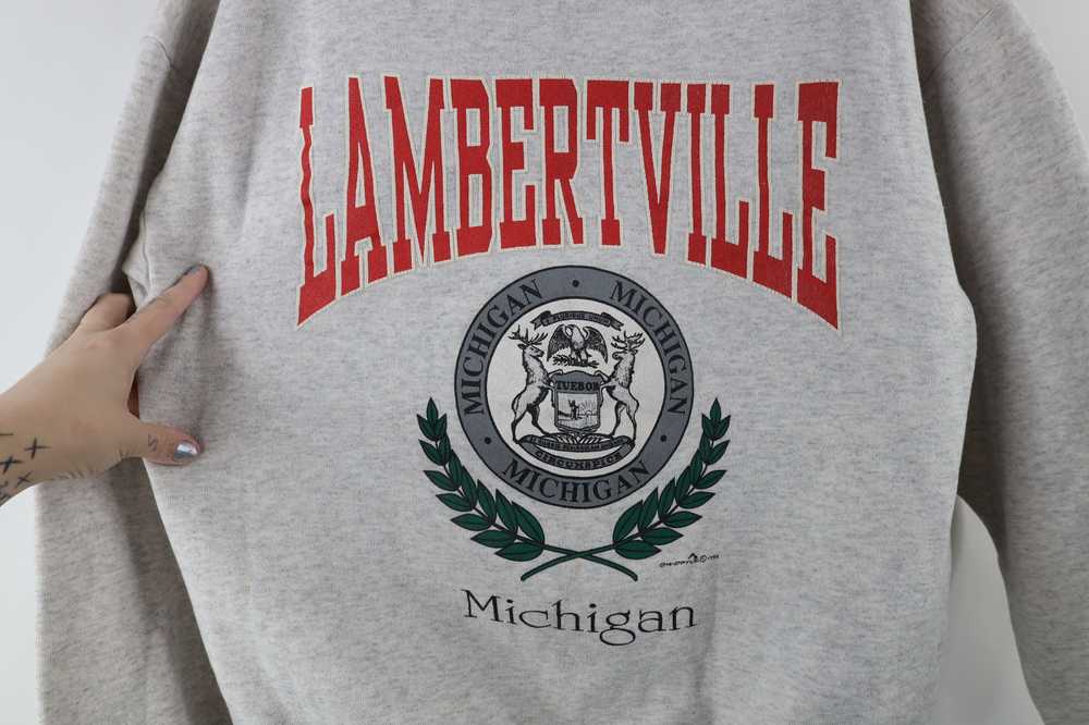 Vintage Vintage 90s Spell Out Lambertville Michig… - image 4