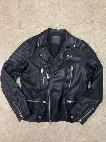 Allsaints Allsaints Black leather moto jacket