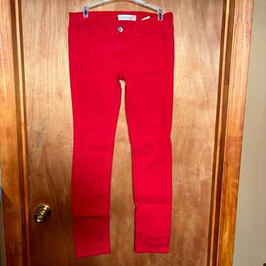 Paris Blues Red Low Rise Skinny Jeans - image 1