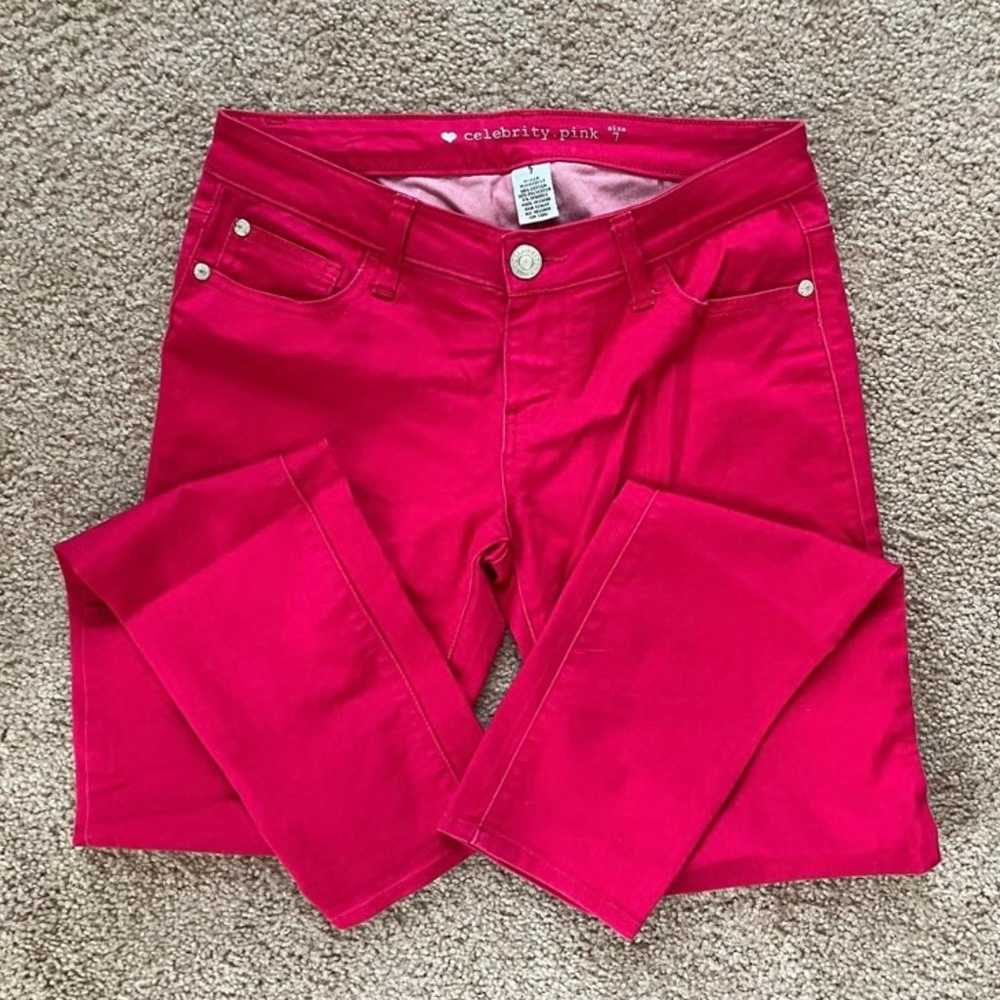 VINTAGE HOT PINK JEANS - image 4