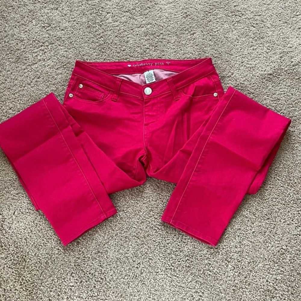 VINTAGE HOT PINK JEANS - image 6