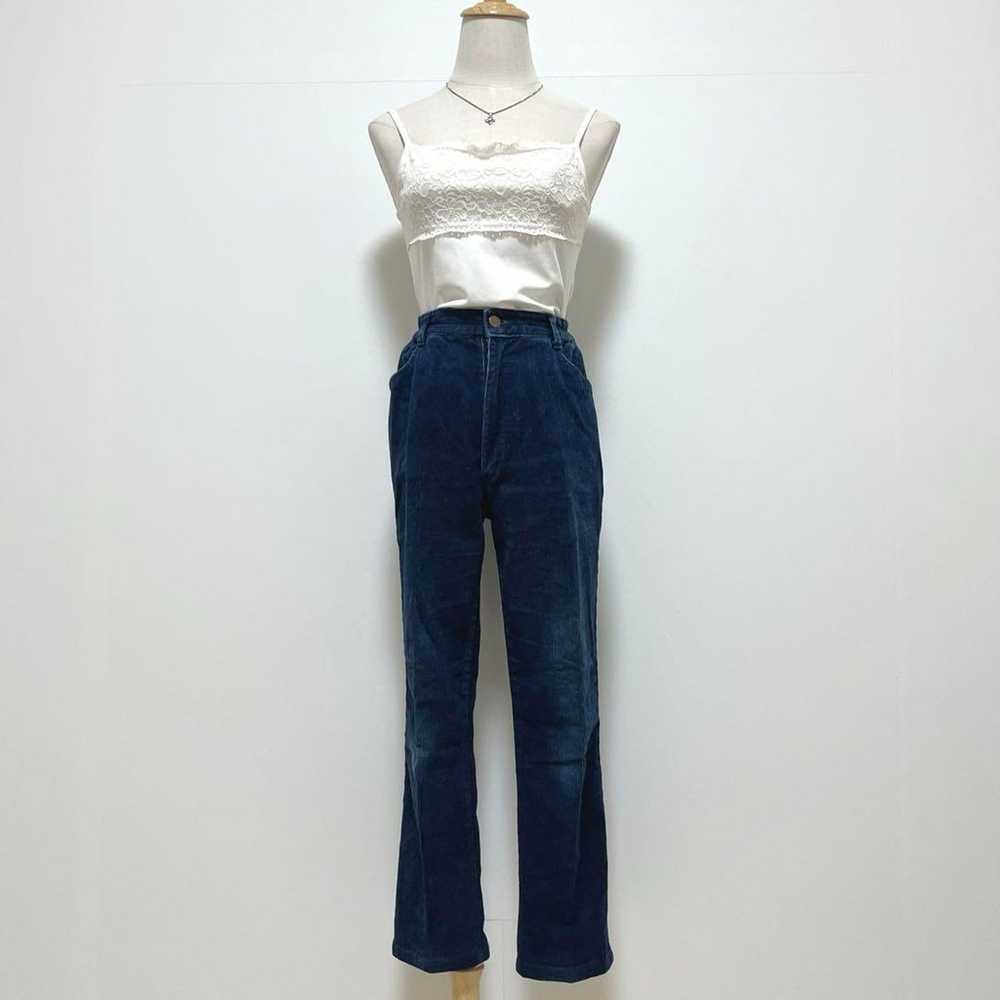 ☆Corduroy☆ [Sunfit] Logo Button Waist Side Elasti… - image 3