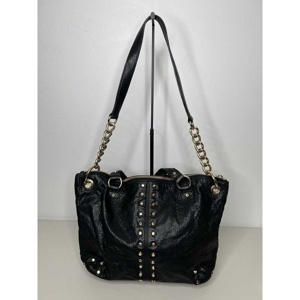 Michael Kors Uptown Astor Black Leather Studded G… - image 3