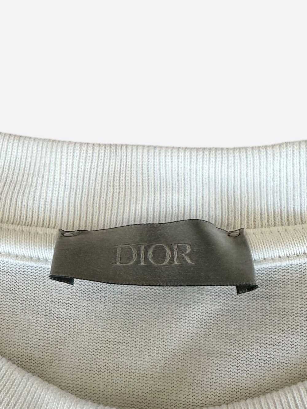 Dior Dior Alex Fonton White Flower Embroidered T-… - image 4