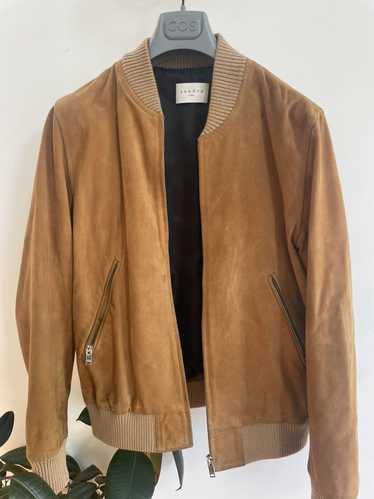 Sandro Sandro bomber jacket suede size M