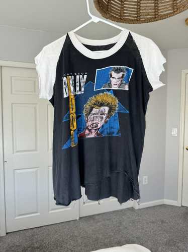 Vintage THRASHED 1981 billy idol tee - image 1