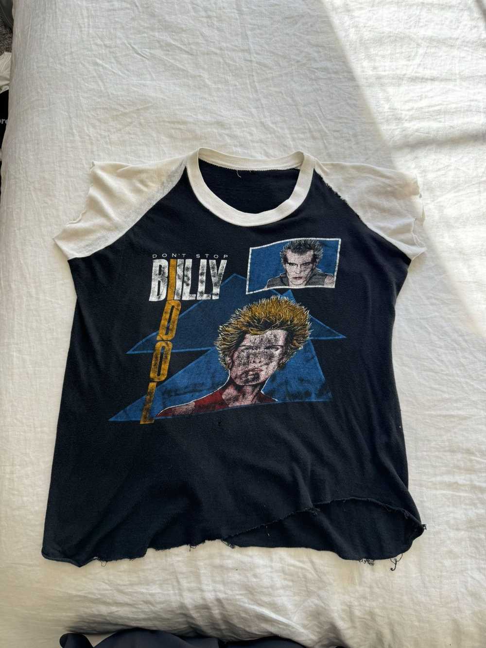 Vintage THRASHED 1981 billy idol tee - image 2