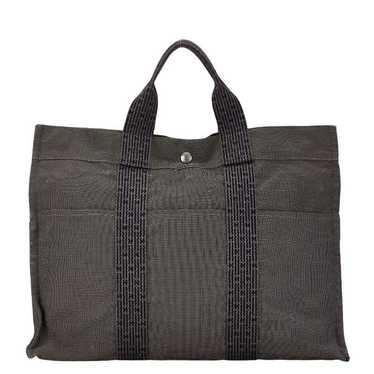 Hermes Hermes Hermes Canvas Herline Tote MM Bag C… - image 1