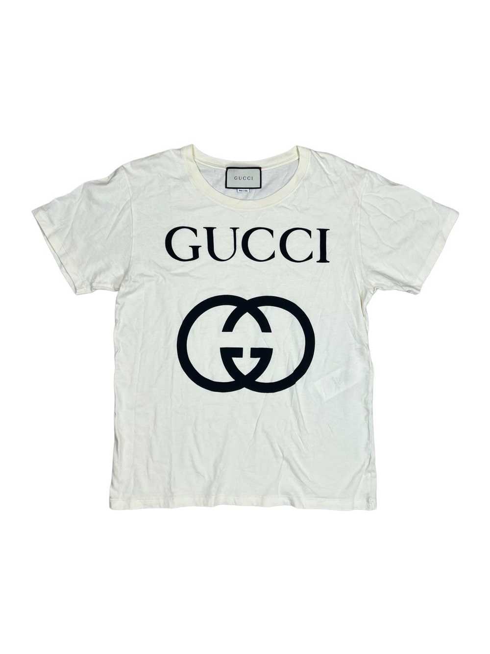 Gucci Gucci Oversized Short Sleeve T-Shirt with I… - image 1