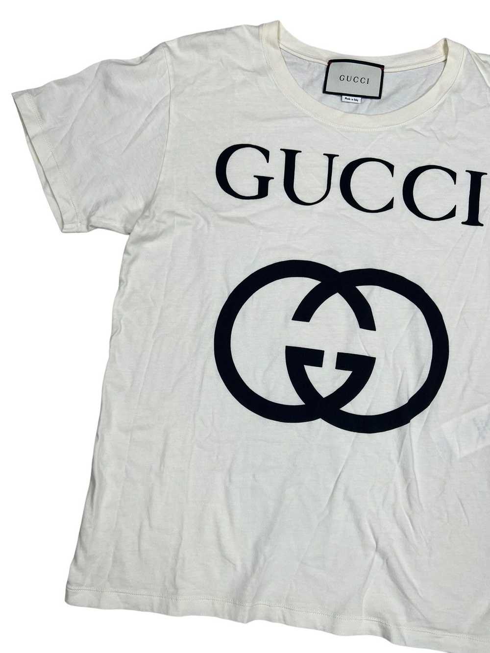 Gucci Gucci Oversized Short Sleeve T-Shirt with I… - image 3